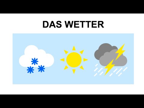 Видео: Тема «Погода». Разбор аудио на немецком (А2)