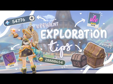 Видео: Исследуйте ЭФФЕКТИВНО + Больше наград!! *Советы* | Genshin Impact
