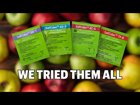 Видео: Мы протестировали все ЧЕТЫРЕ сидровых дрожжа SafCider — какие победили?
