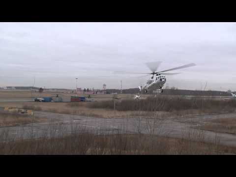 Видео: пилотаж в пулково Ми 8