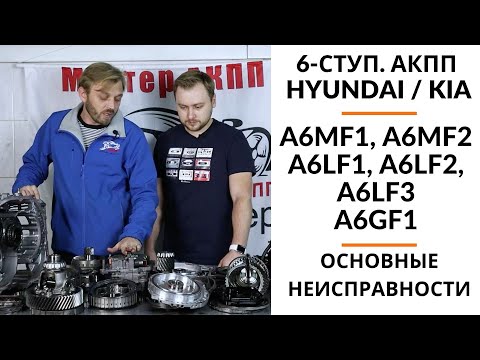 Видео: 6-ступ. АКПП Hyundai/Kia A6MF1, A6MF2, A6LF1, A6LF2, A6LF3, A6GF1