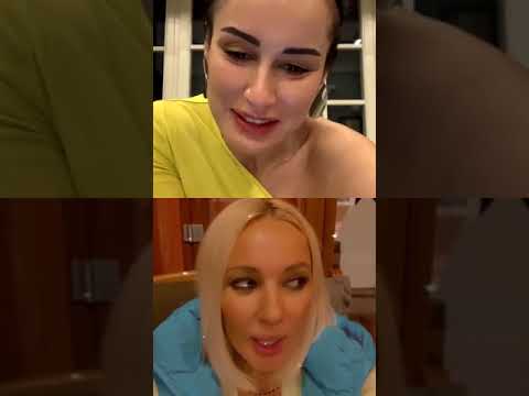 Видео: Тина Канделаки и Лера Кудрявцева прямой эфир Инстаграм 13 04 2020