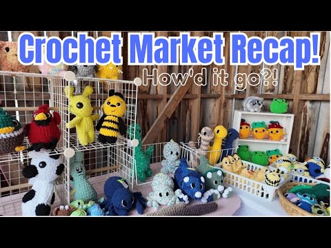 Видео: Обзор рынка вязания крючком! 🧶 Сколько я сделала и что продала! 💰