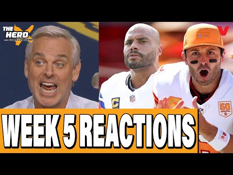 Видео: РЕАКЦИЯ Bills-Patriots, Дак и Бейкер — MVP!? Eagles-Broncos | The HERD NFL с Колином Каухердом