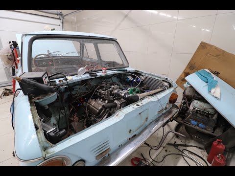 Видео: Инжекторный ТУРБО двигатель на Заз 968. Часть 11 (первый выезд и проблемы)
