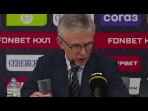 Видео: Динамо - СКА. ЛАРИОНОВ: «Перстни и нижнее белье в хоккей не играют!». КУДАШОВ. Пресс-конференция КХЛ