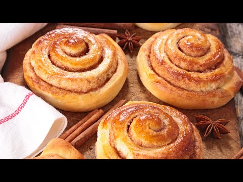 Видео: булочки с корицей