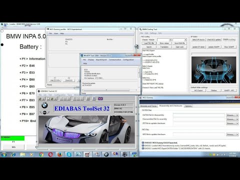 Видео: Подробная установка и настройка софта INPA, NCS-EXPERT, WIN-KFP, TOOL32 , DIS, PROGMAN, RHEINGOLD