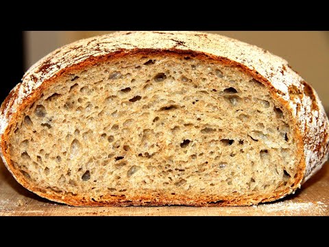 Видео: РЖАНОЙ ХЛЕБ с солодом БЕЗ ЗАМЕСА. Получается у ВСЕХ! Хрустящая корочка и пористый мякиш!
