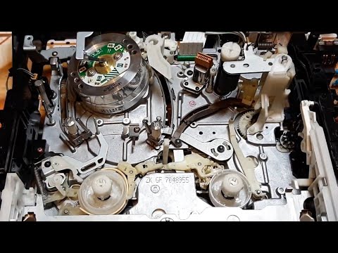 Видео: К-Механизм Ремонт видеоплеера Panasonic NV-SR50 Часть - 2