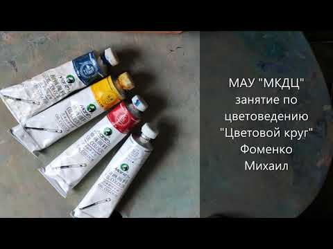 Видео: МАУ "МКДЦ" Занятие по цветоведению.Автор - Михаил Фоменко