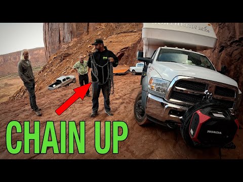 Видео: Цепи противоскольжения спасают положение