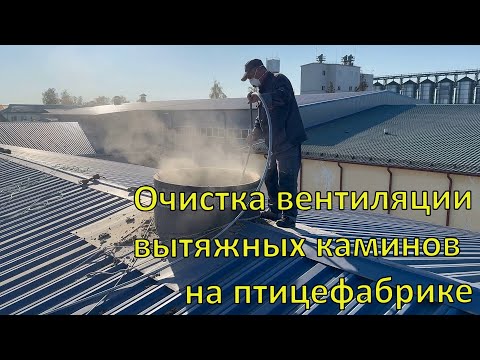 Видео: Очистка вентиляции на птицефабрике