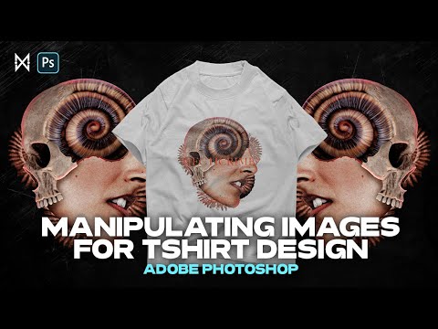 Видео: Манипулирование изображениями для сюрреалистического дизайна футболок