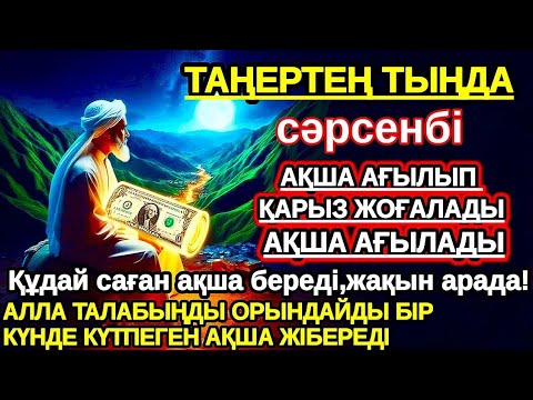 Видео: Тыңда Өте күшті дұға сәрсенбі, Алла бір күнде ойламаған ақша: байлық жібереді, ризығың көбейеді