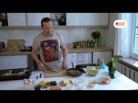 Видео: Жареная курица и свежий салат | Ланч-бокс