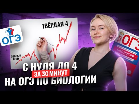 Видео: Биология С НУЛЯ до 4 | Биология ОГЭ | Умскул