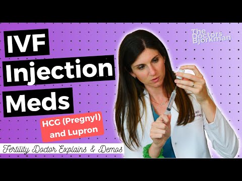 Видео: Врач ЭКО объясняет и показывает, как вводить препараты-триггеры: Лупрон и ХГЧ