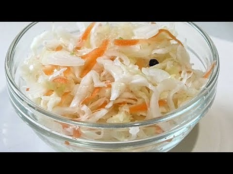 Видео: КВАШЕНАЯ КАПУСТА,самый простой рецепт/SAUCED CABBAGE.