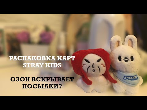 Видео: Распаковка карт Stray Kids | Доставка OZON 