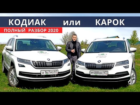 Видео: Шкода КОДИАК или  КАРОК 2020 всё прояснилось, тест драйв