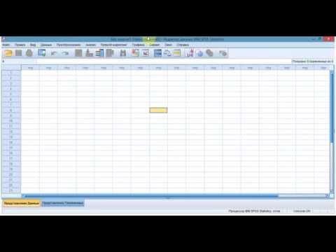 Видео: Часть I. Знакомство с SPSS