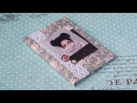 Видео: ОБЛОЖКА на ПАСПОРТ в технике скрапбукинг