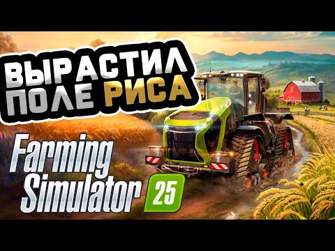 Видео: Как Я Вырастил РИС ➲ Farming Simulator 25