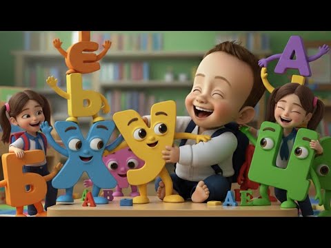 Видео: Буквы и Песни 🎵 Russian Alphabet Song for Kids