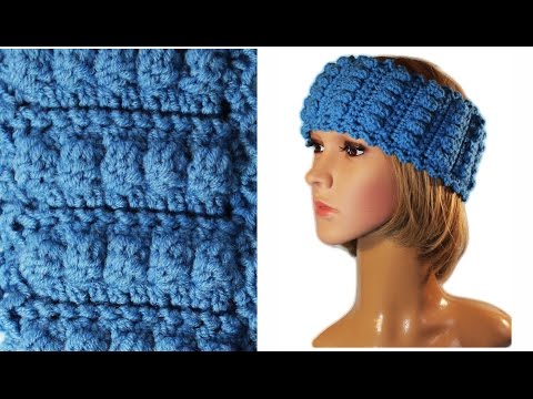 Видео: Повязка на голову крючком МК совместно с Натальей Зайцевой (Rukodelochka) #crochet