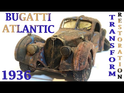 Видео: Restoration Bugatti Type 57SC Atlantic (1936)/ Реставрация Bugatti Type 57SC Atlantic (1936)