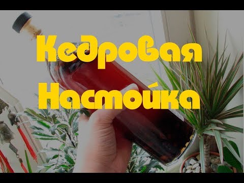 Видео: Кедровка.  Рецепт Кедровки на Кедровом Орехе. Как Сделать Кедровку? Вкусная Кедровая Настойка, Водка