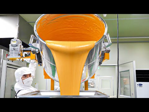 Видео: Процесс массового производства тортов на пищевой фабрике удивительных масштабов