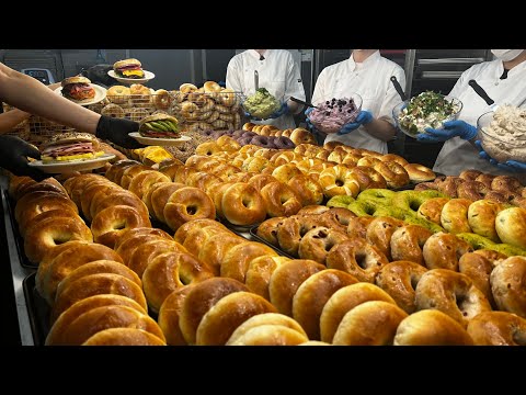 Видео: Ты должен есть! 20 популярных бубликов в нью-йоркском стиле – корейская уличная еда