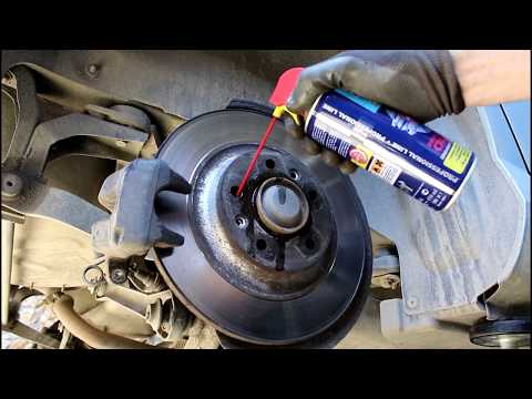 Видео: Peugeot 407  1,8  Пежо 407 2005 года Замена задних тормозных дисков и колодок