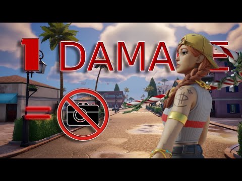 Видео: Fortnite,НО АКО МИ НАБИЯТ 1 DAMAGE ВИДЕОТО СВЪРШВА
