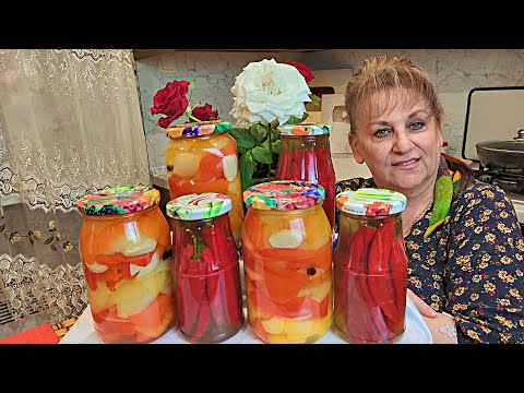 Видео: Самый вкусный  острый перец  на зиму. Понравится всем! Простой и лёгкий рецепт!