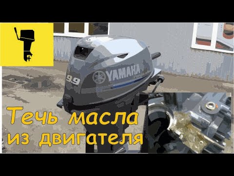 Видео: YAMAHA F9.9 Течь масла из двигателя. Ремонт блока