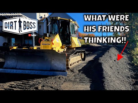 Видео: Бульдозер спас домовладельца от стихийного бедствия