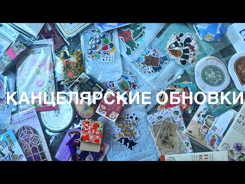 Видео: Канцелярская распаковка : наклейки, скотчи, карточки, бумажки с Wildberries, OZON, AliExpress 🛍️