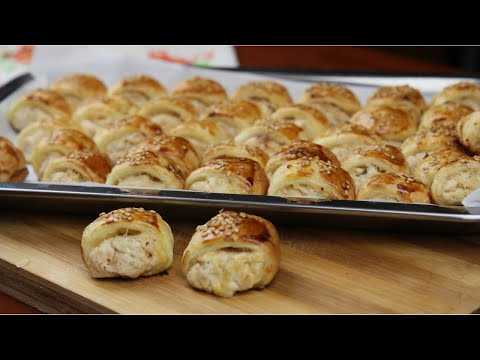 Видео: Быстрая и вкусная закуска из слоеного теста