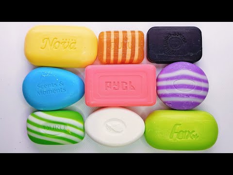 Видео: Cutting dry soap 🧼 Satisfying ASMR video 💤  Резка сухого мыла. Video for sleep