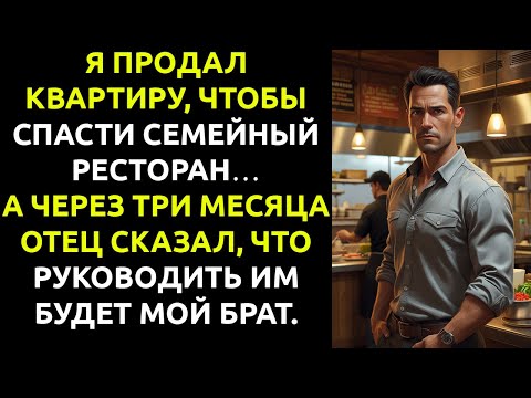 Видео: БРАТ ЗАБРАЛ РЕСТОРАН после того, как я продал квартиру, ЧТОБЫ ЕГО СПАСТИ. Я заставил его пожалеть...