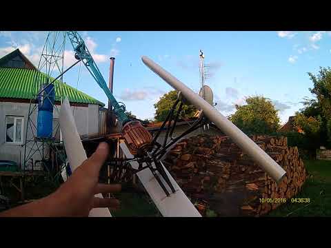Видео: Эксперимент с ротором Дарье или вертикальный ветрогенератор.