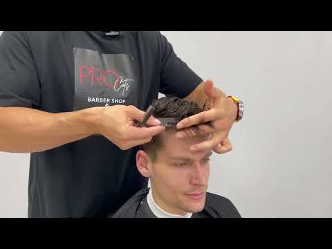 Видео: Side Pompadour + Taper Fade ! Как да направите класическо мъжко подстригване.