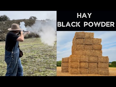 Видео: Черный порох из тюков сена