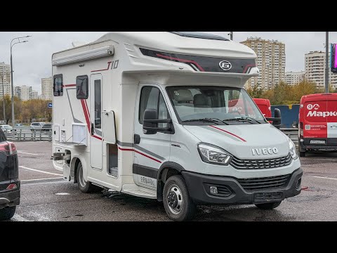 Видео: Автодом на Iveco 3.0L, 170 л.с. АКПП. Обзор автодома на 5 человек