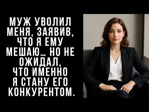 Видео: Муж уволил меня, заявив, что я ему мешаю… Но не ожидал, что именно я стану его конкурентом.