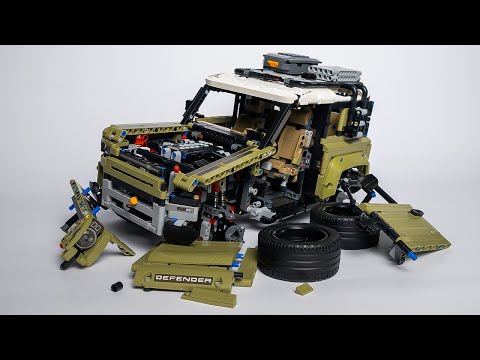Видео: СБОРКА ЛЕГО ЛЕНД РОВЕРА! Китайская копия LEGO Technic 42110 Land Rover Defender!