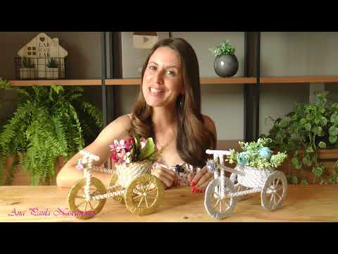 Видео: Сделай Сам ДЕКОРАТИВНЫЙ ВЕЛОСИПЕД